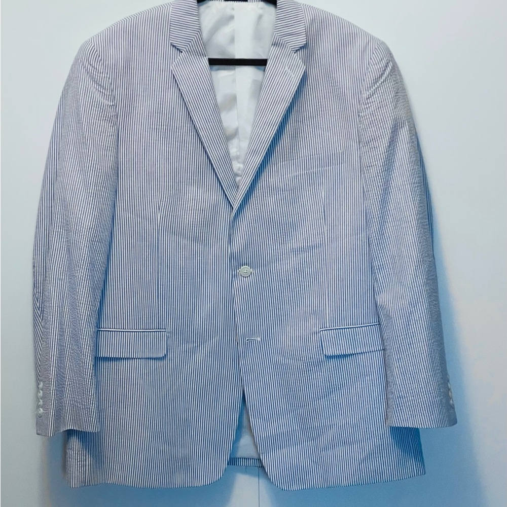 Saddlebred Seersucker Blazer
